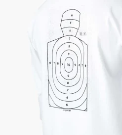 Reception Longsleeve Tee Target White