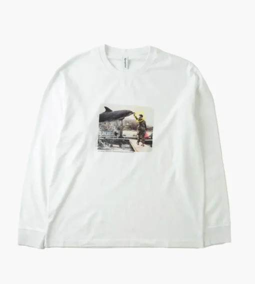 Reception Longsleeve Tee Target White