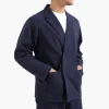Reception Loose Db Blazer Ripstop Seersucker Dark Navy