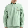 Reception Snap Shirt Fruit Smoke Green