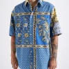 Reception Ss Ryo Shirt Provence Cotton Poplin Multi-Color