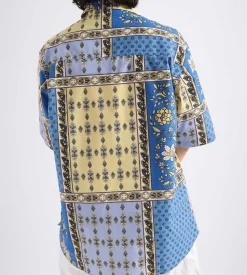 Reception Ss Ryo Shirt Provence Cotton Poplin Multi-Color