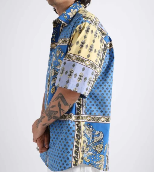Reception Ss Ryo Shirt Provence Cotton Poplin Multi-Color