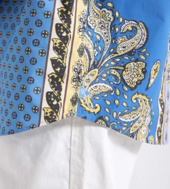 Reception Ss Ryo Shirt Provence Cotton Poplin Multi-Color