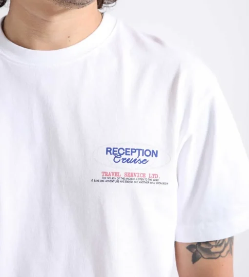 Reception Ss Tee Cruise Cotton Single Jersey White