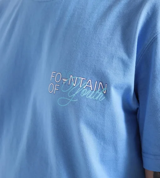 Reception Ss Tee Youth Cotton Single Jersey Granada Blue