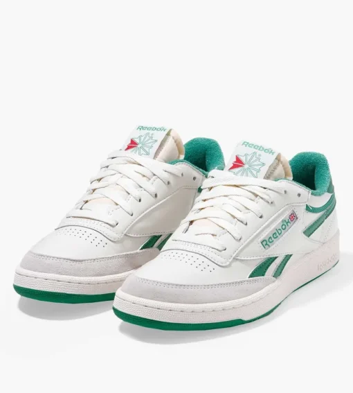 Reebok Club C Revenge Vintage Chalk Paper White Glen Green
