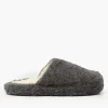 Rue De Wool Basic Slipper Graphite