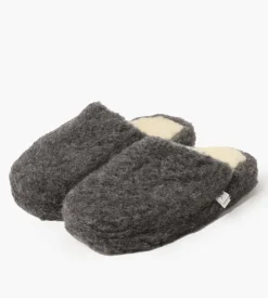 Rue De Wool Basic Slipper Graphite