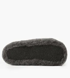 Rue De Wool Basic Slipper Graphite