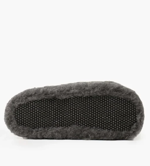 Rue De Wool Basic Slipper Graphite