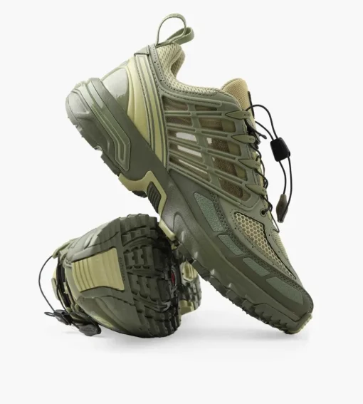 Salomon Acs Pro Gray Green Deep Lichen Green Olive Night