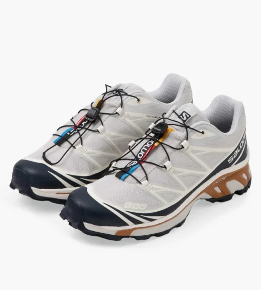 Salomon Xt-6 Lunar Rock Dark Sapphire Rubber