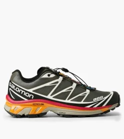 Salomon Xt-6 Recut Beluga Black Russet Orange