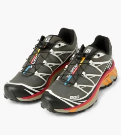 Salomon Xt-6 Recut Beluga Black Russet Orange