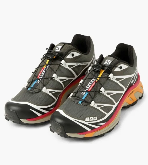 Salomon Xt-6 Recut Beluga Black Russet Orange