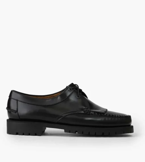 Sebago James Fringe Lug Black