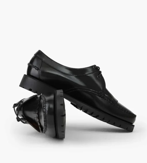 Sebago James Fringe Lug Black