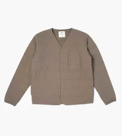 Snow Peak Flexible Insulated Cardigan Brown