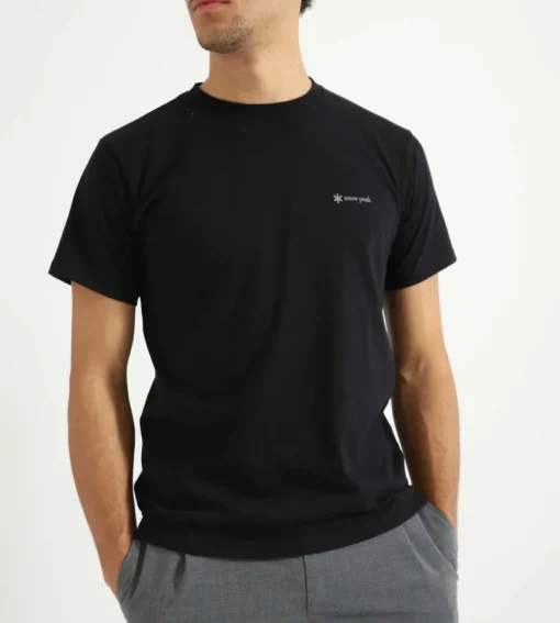 Snow Peak Logo T Shirt Black