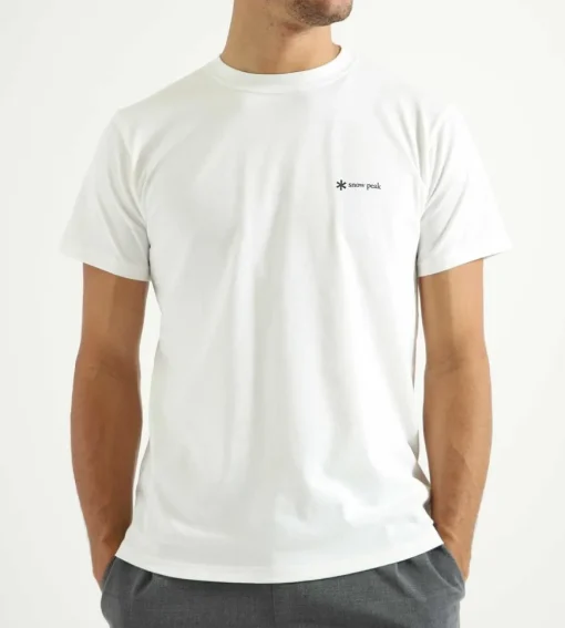 Snow Peak Logo T Shirt White