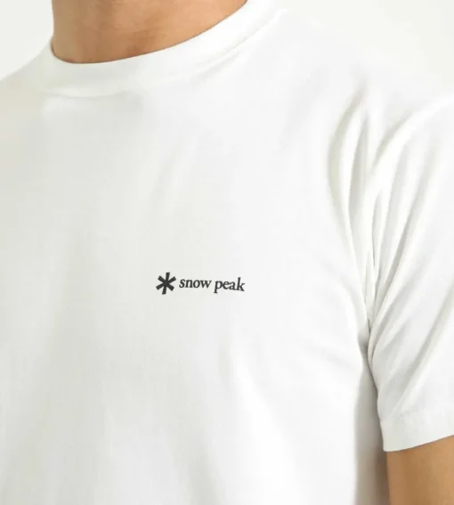 Snow Peak Logo T Shirt White