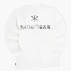 Snow Peak Printed Ls Tee Sp Camping Gear Logo White