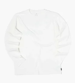 Snow Peak Printed Ls Tee Sp Camping Gear Logo White