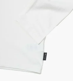 Snow Peak Printed Ls Tee Sp Camping Gear Logo White