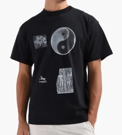 Soulland Collage Print T-Shirt Black