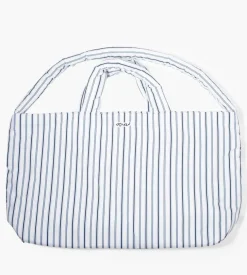 Soulland Denver Bag White Blue Stripes