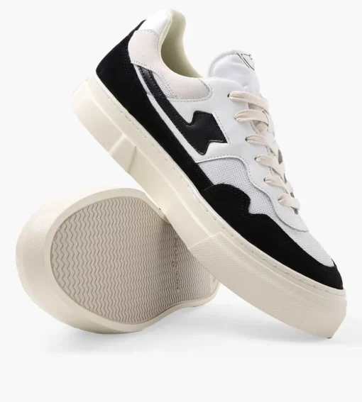 Stepney Workers Club Pearl S-Strike Suede Mix White-Black