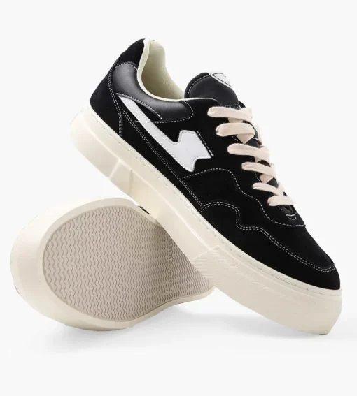 Stepney Workers Club Pearl S-Strike Suede Black-White