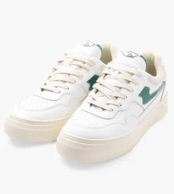 Stepneys Workers Club Pearl S-Strike Leather White Green