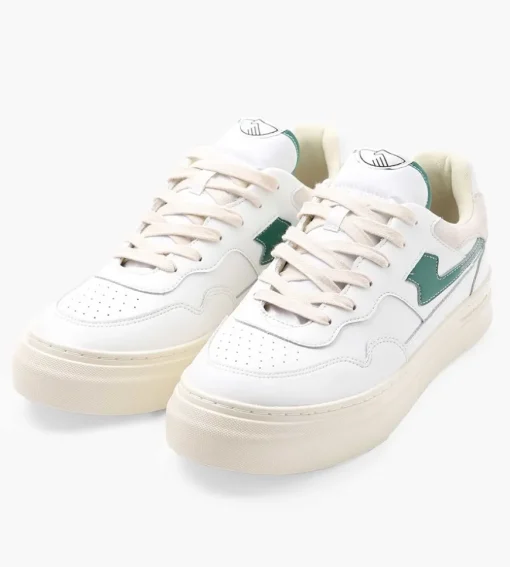 Stepneys Workers Club Pearl S-Strike Leather White Green