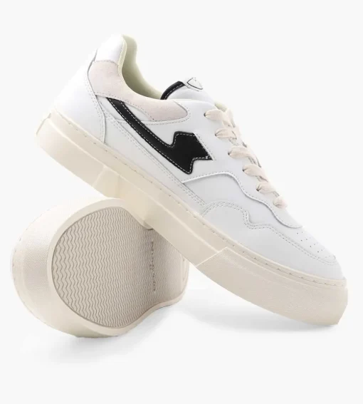 Stepneys Workers Club Pearl S-Strike Leather White Black