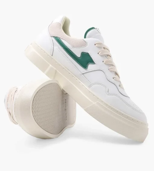 Stepneys Workers Club Pearl S-Strike Leather White Green