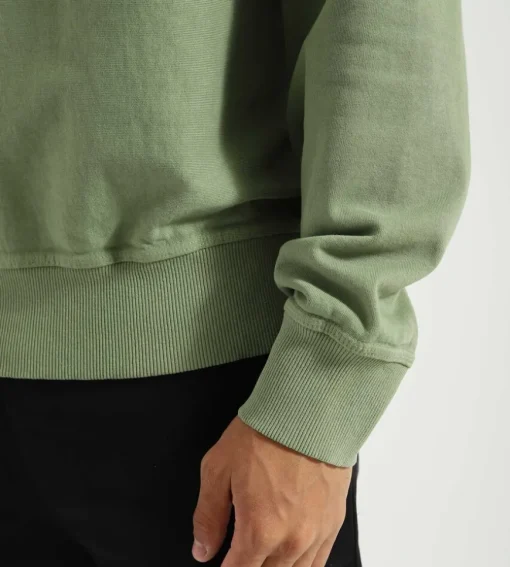 Stussy Basic Stussy Pigment Dyed Crew Artichoke