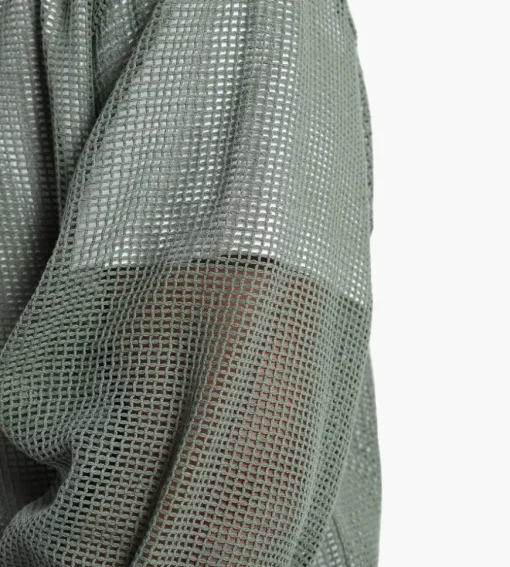 Stussy Cotton Mesh Crewneck Olive