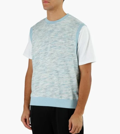 Stussy Marled Knit Vest Natural