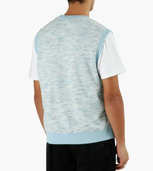 Stussy Marled Knit Vest Natural