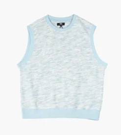Stussy Marled Knit Vest Natural
