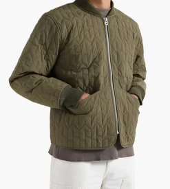 Stussy S Quilted Liner Jacket Olive