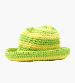 Stussy Swirl Knit Bucket Hat Lime