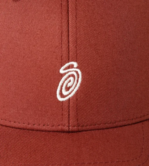 Stussy Swirly S Low Pro Cap Brown