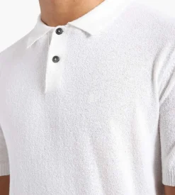 Stussy Textured Polo Sweater Bone