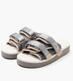 Suicoke Moto-Po Gray White