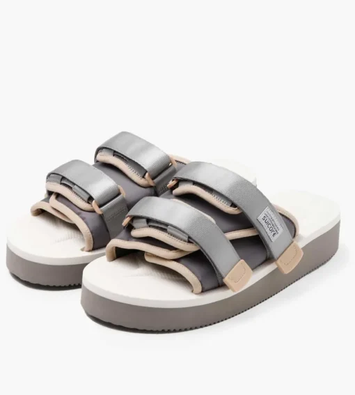 Suicoke Moto-Po Gray White