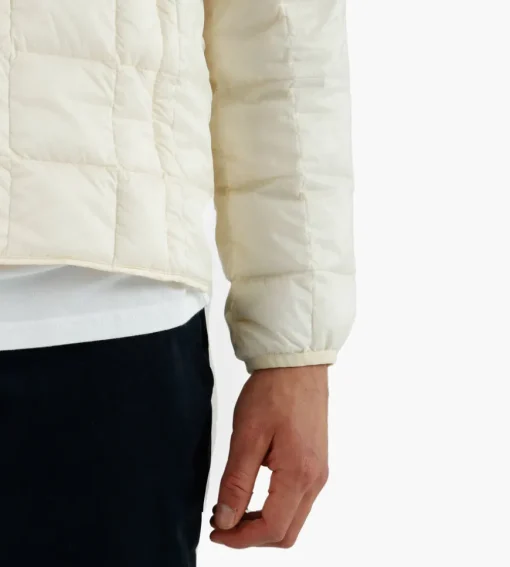 Taion Crew-Neck Button Down Jacket Off White