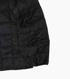 Taion Crew-Neck Button Down Jacket Black